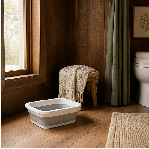 Foldable Foot Spa Tub With Acupressure Nodules Collapsible Design For Easy Storage - Image 9