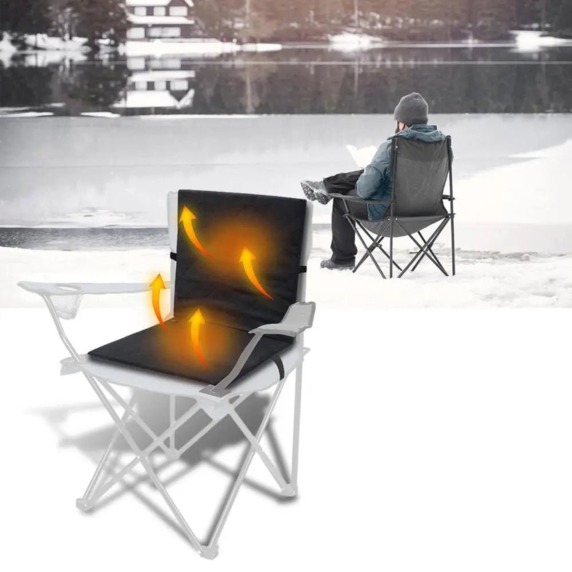 Foldable Heated Seat Cushion With 3 Level Temperature Controller For All-Day Warmth And Portable Heater - Image 2