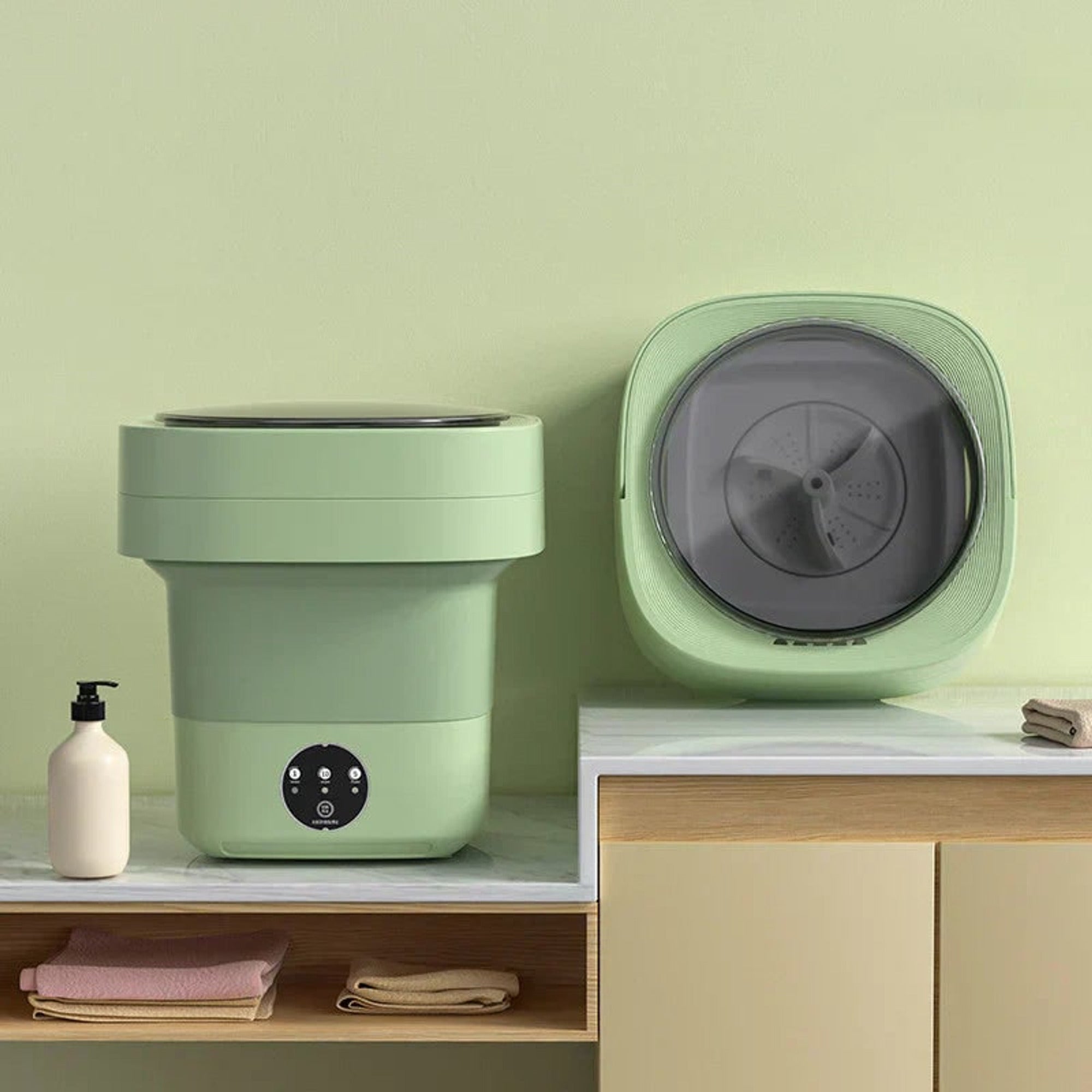 Foldable Portable Washing Machine With Or Capacity - Image 1
