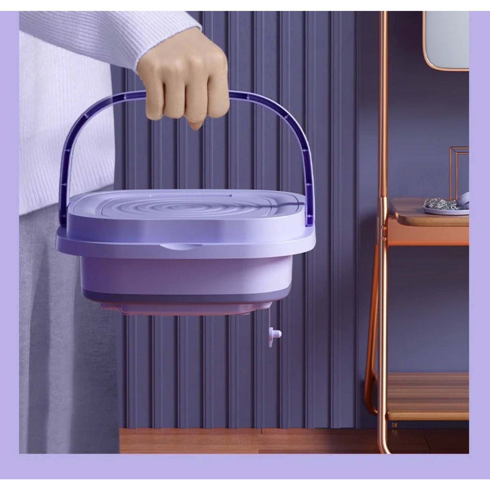 Foldable Portable Washing Machine With Or Capacity - Image 7