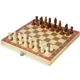 Folding Chess Board With Solid Wood Pieces And Magnetic Closure - Image 6