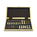 Folding Chess Board With Solid Wood Pieces And Magnetic Closure - Image 5