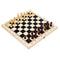 Folding Chess Board With Solid Wood Pieces And Magnetic Closure - Image 3
