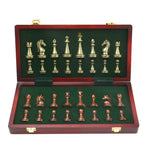 Folding Chess Set With Metal Alloy Pieces European Competitive Educational Toy - Image 5