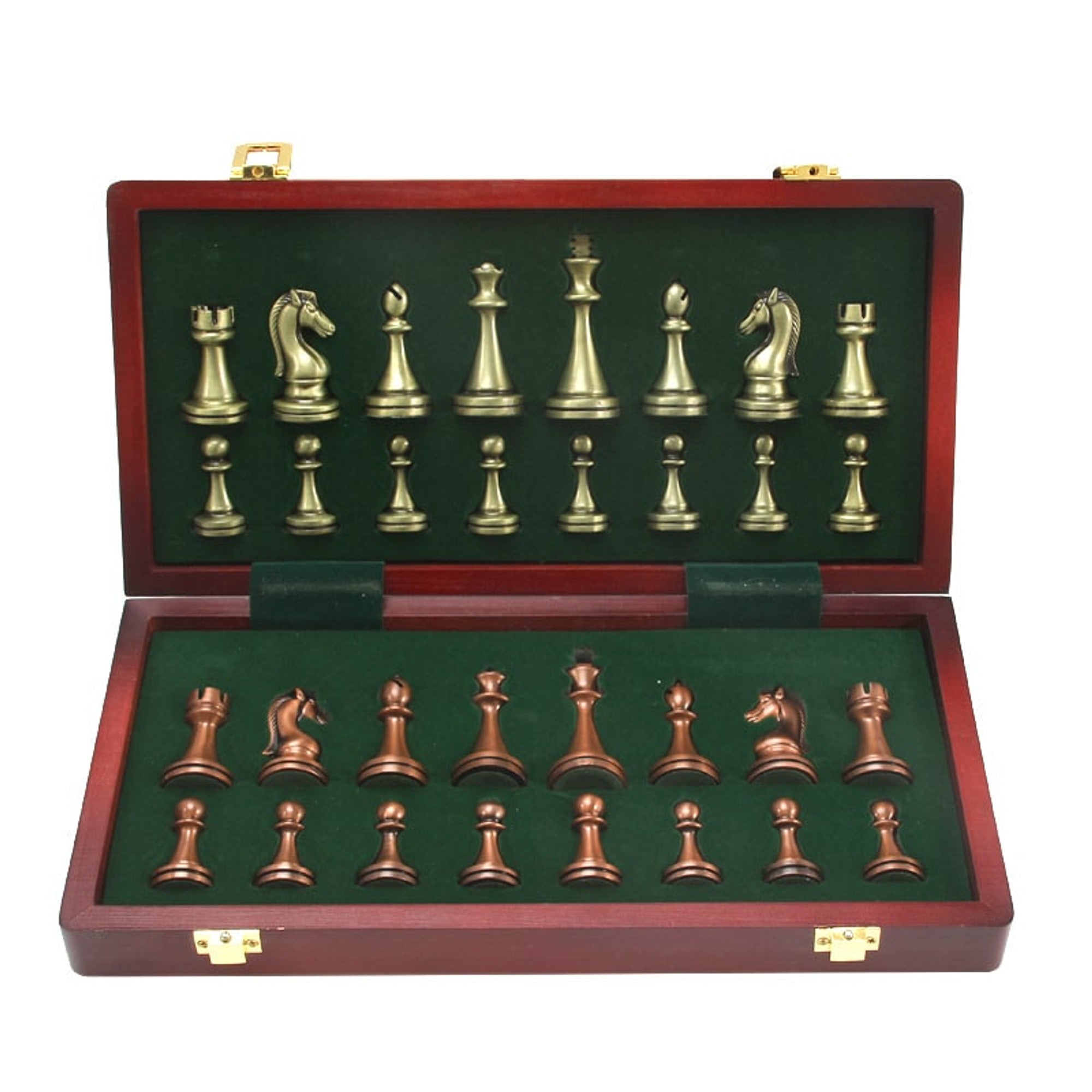 Folding Chess Set With Metal Alloy Pieces European Competitive Educational Toy - Image 5