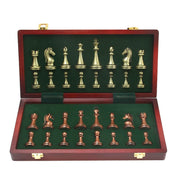 Folding Chess Set With Metal Alloy Pieces European Competitive Educational Toy - Image 5