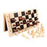 Folding Magnetic Wooden Chess Set - Image 4