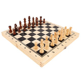 Folding Magnetic Wooden Chess Set - Image 5