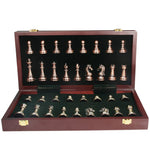 Folding Wooden Chess Set With Large Pieces In Gift Box - Image 2