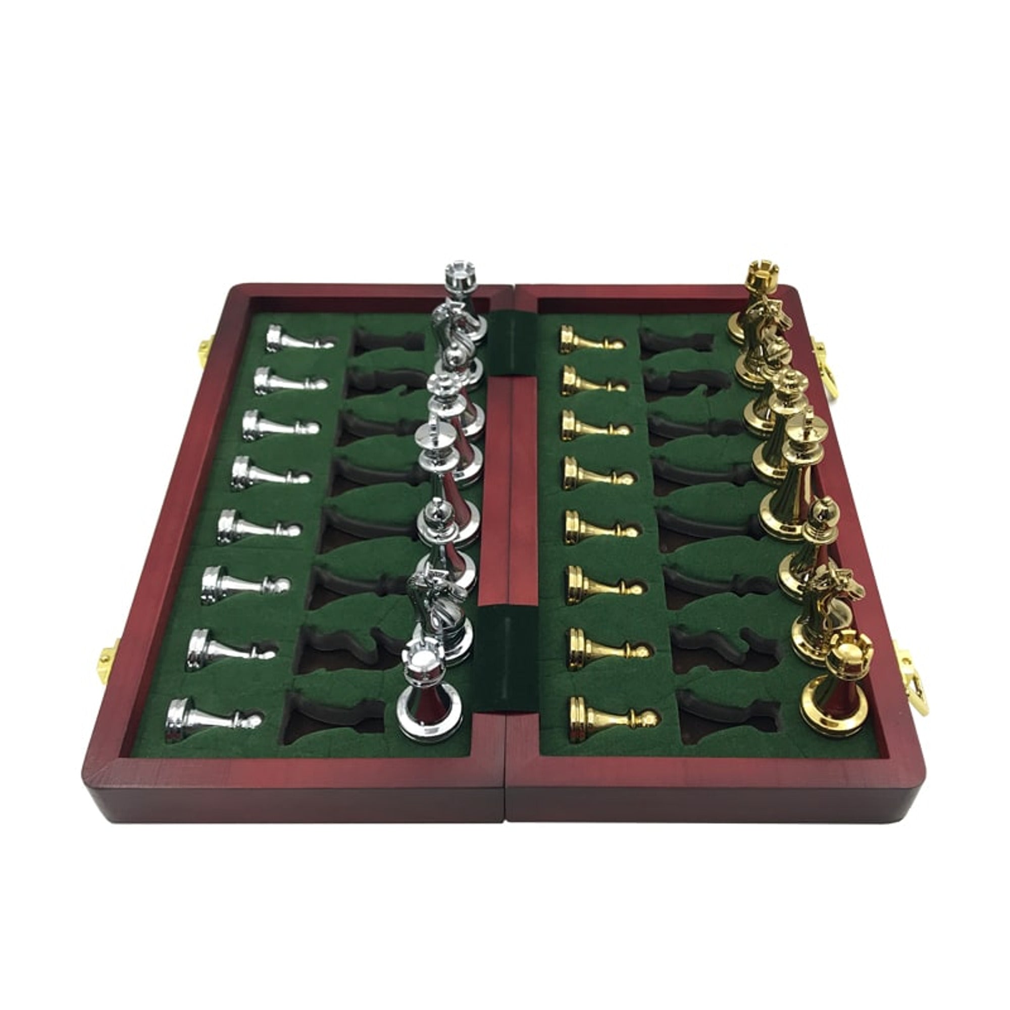 Folding Wooden Chess Set With Large Pieces In Gift Box - Image 6