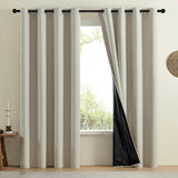 Full Blackout Thermal Curtains Insulated Grommet Panels For Noise Reduction And Light Blocking - Image 15