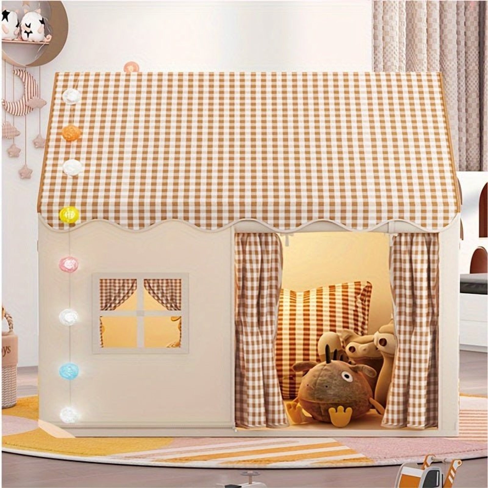 Funhub Cozy Indoor Play Tent For Children With Carry Bag - Image 4