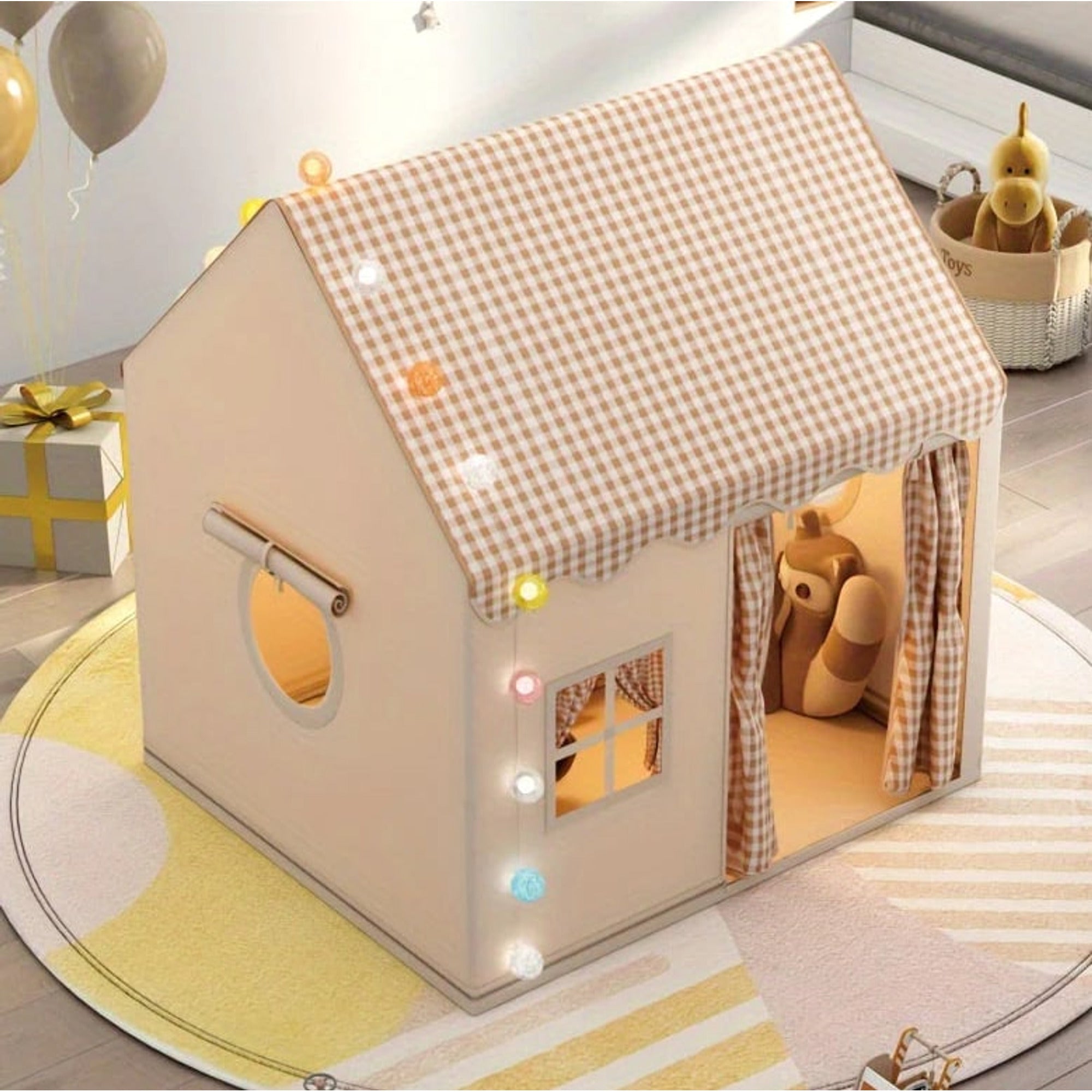 Funhub Cozy Indoor Play Tent For Children With Carry Bag - Image 6