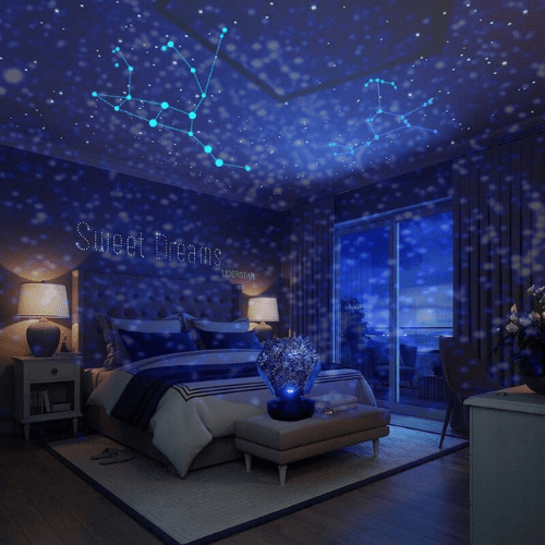 Galaxy Projector Starry Sky Night Light With Remote Control - Image 1