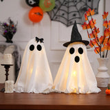 Ghost Lamp Halloween Table Decorations With Internal LED Lights - Image 2