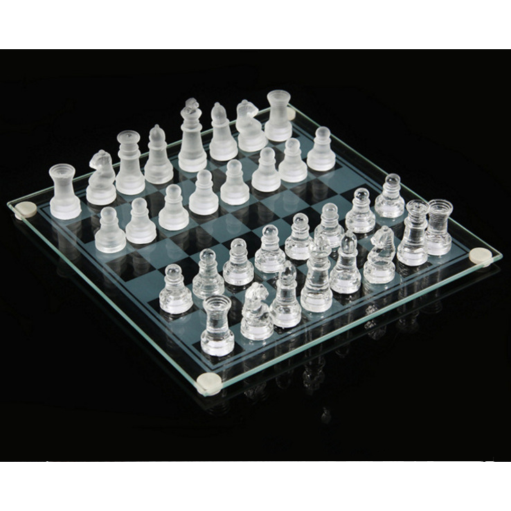 Glass Chess Set With Durable Construction And Glass Board - Image 2