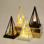 Glass Halloween Lantern With Tea Light Candleholder - Image 4