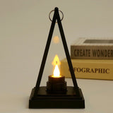 Glass Halloween Lantern With Tea Light Candleholder - Image 6