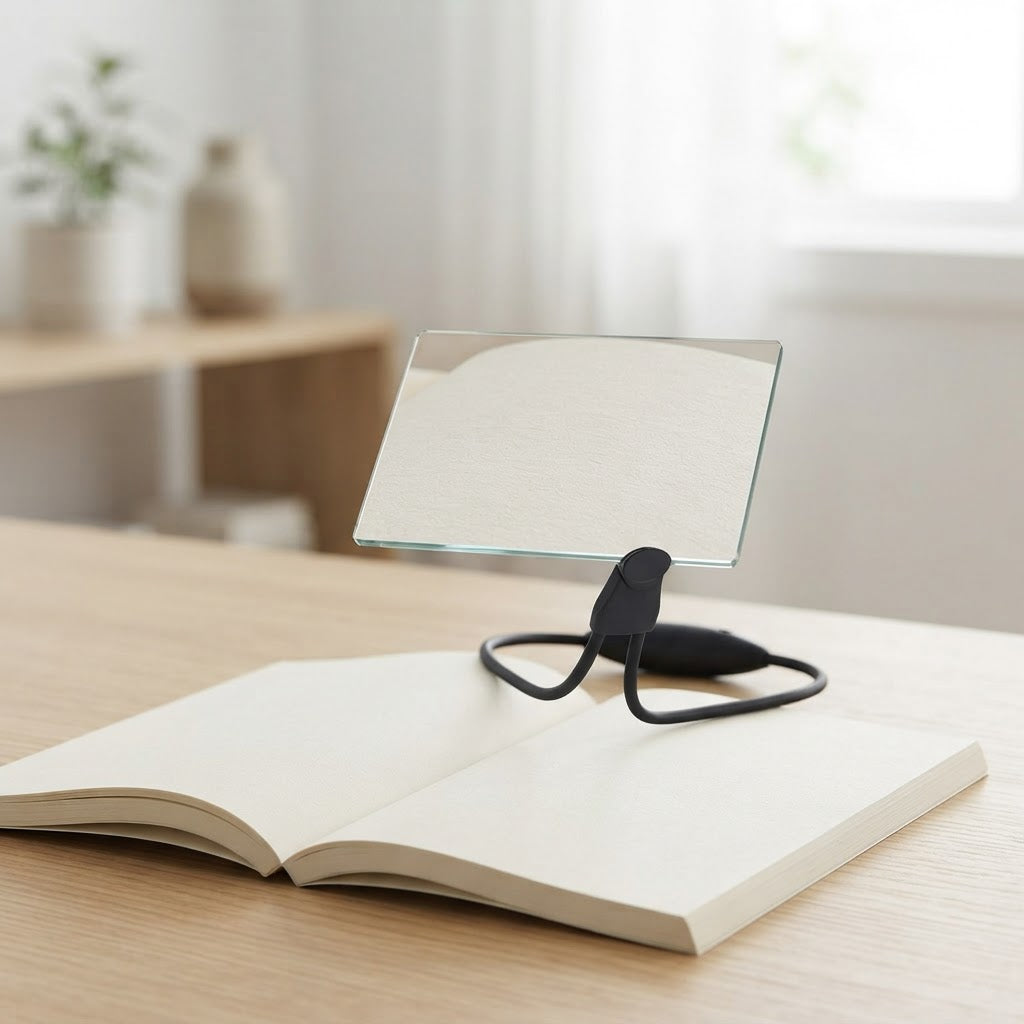 Glass Magnifiers For Reading With 3X HD Lens Hands-Free Neck Design And Adjustable Arm - Image 1