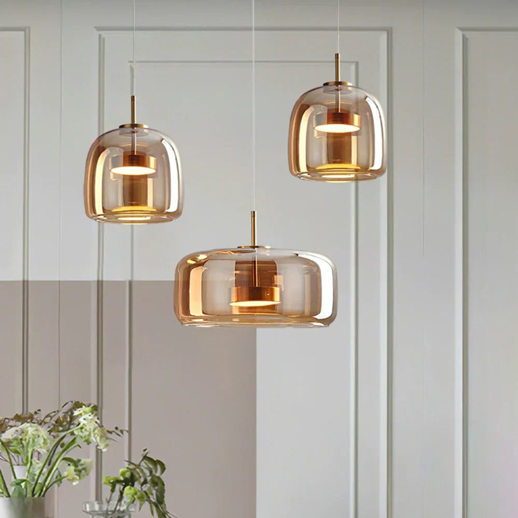 Glass Pendant Light Modern Adjustable Dimmable Ceiling - Image 10