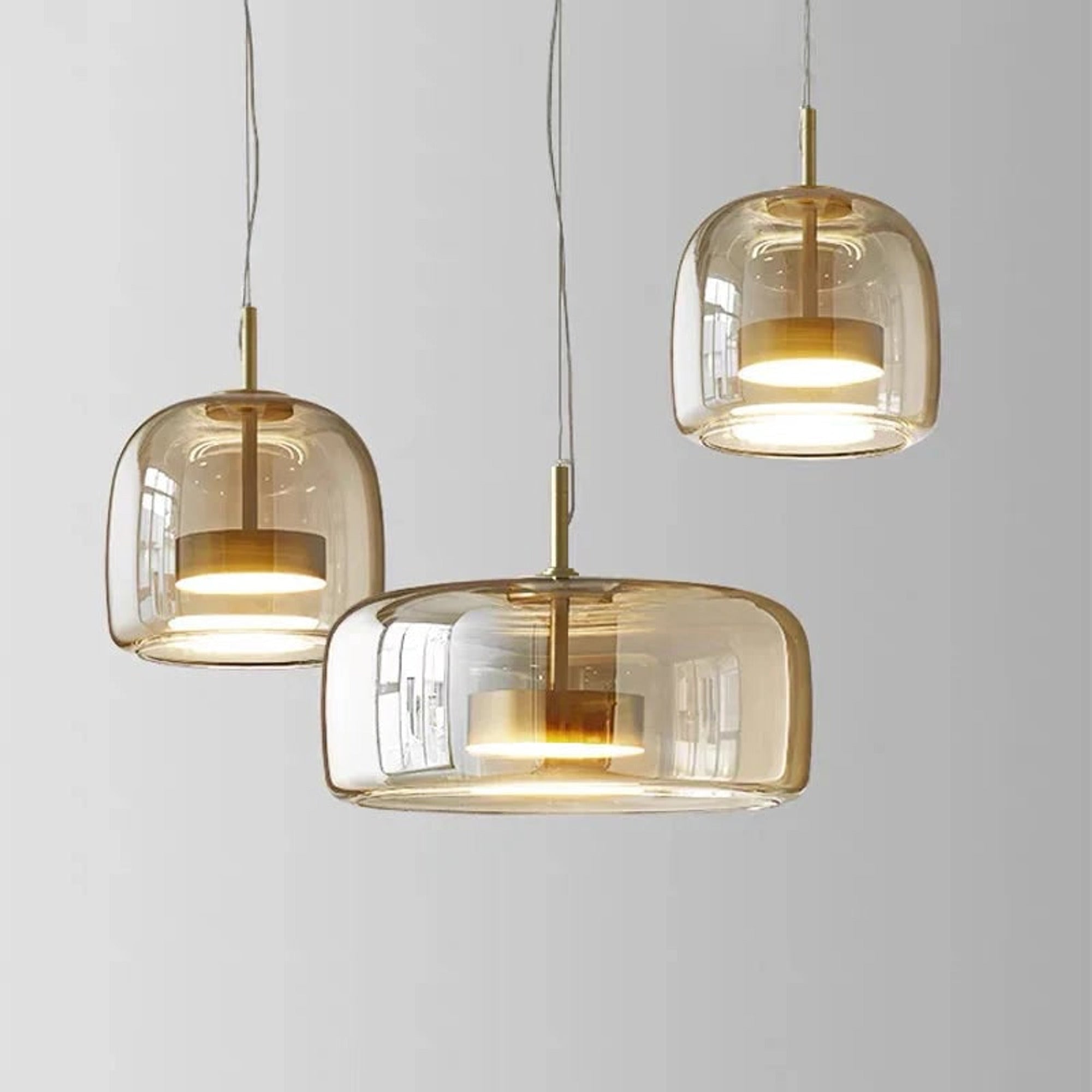 Glass Pendant Light Modern Adjustable Dimmable Ceiling - Image 6