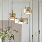 Glass Pendant Light Modern Adjustable Dimmable Ceiling - Image 8