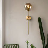 Globe Sconces With Glass Sphere And Exposed Bulb - Image 7