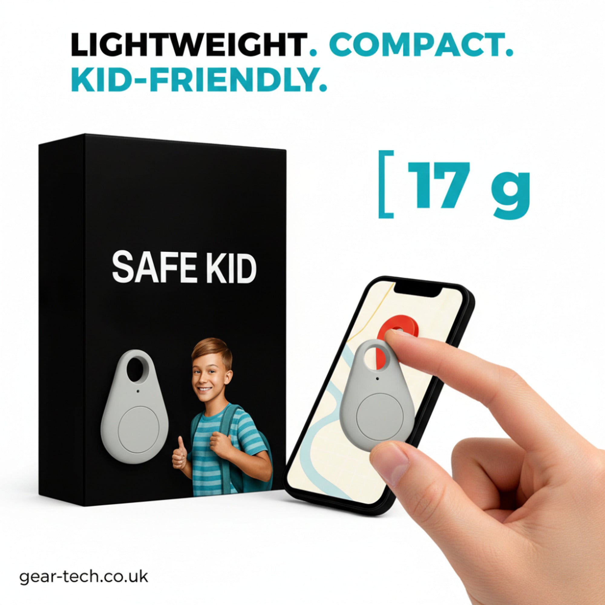 GPS Tracker With Android Bluetooth Connectivity Water-Resistant Keyring Tag Real-Time Location Tracking Ultra-Compact Design - Image 10