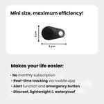 GPS Tracker With Android Bluetooth Connectivity Water-Resistant Keyring Tag Real-Time Location Tracking Ultra-Compact Design - Image 14