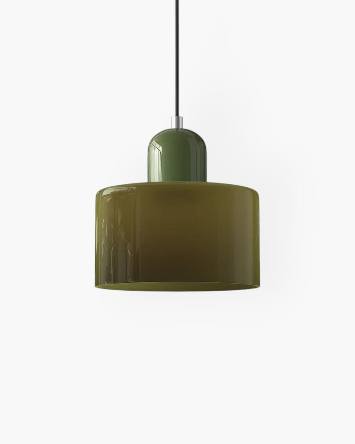 Modern Glass Cylinder Pendant 1-Light Lasson Living