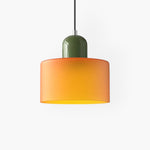 Modern Glass Cylinder Pendant 1-Light Lasson Living