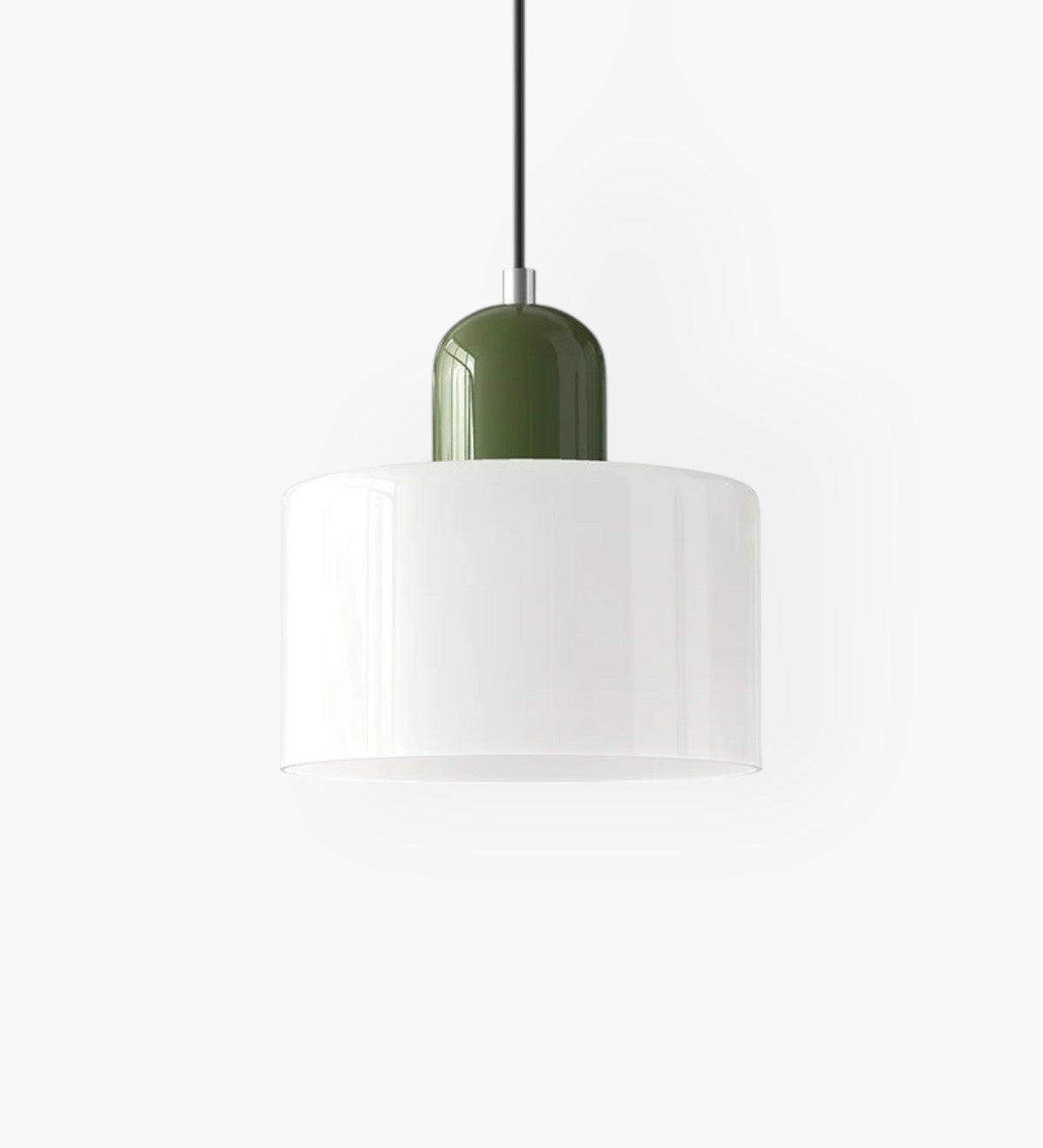 Modern Glass Cylinder Pendant 1-Light Lasson Living