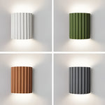 Nordic Resin Striped Wall Sconce LED 1-light Lasson Living