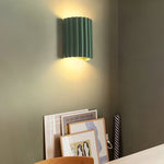 Nordic Resin Striped Wall Sconce LED 1-light Lasson Living