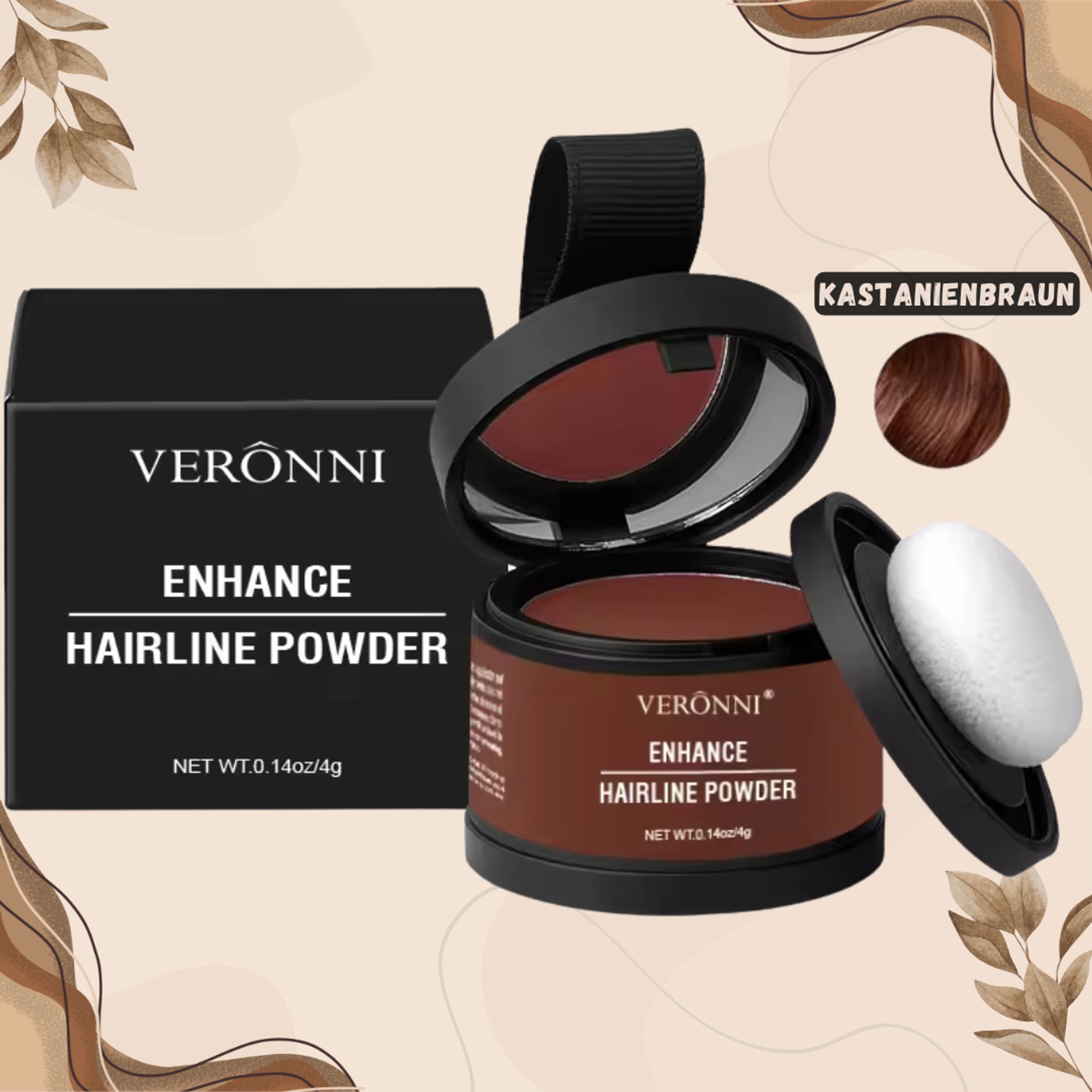 Hairline Powder For Instant Fuller Hair And Brows With Waterproof Sweatproof Hold - Image 3