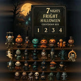 Halloween Advent Calendar With Spooky Miniature Figurines Countdown Decor - Image 1
