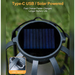 Halloween & Candlelight Solar Hanging Lantern With Flickering Flame And Waterproof LED Light For Outdoor Use - Image 4