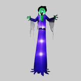 Halloween Decor Inflatable Witch Decoration With LED Light Up For Yard Display - Image 5
