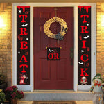 Halloween Door Banner Couplets For Trick-Or-Treat Entry Decor - Image 1