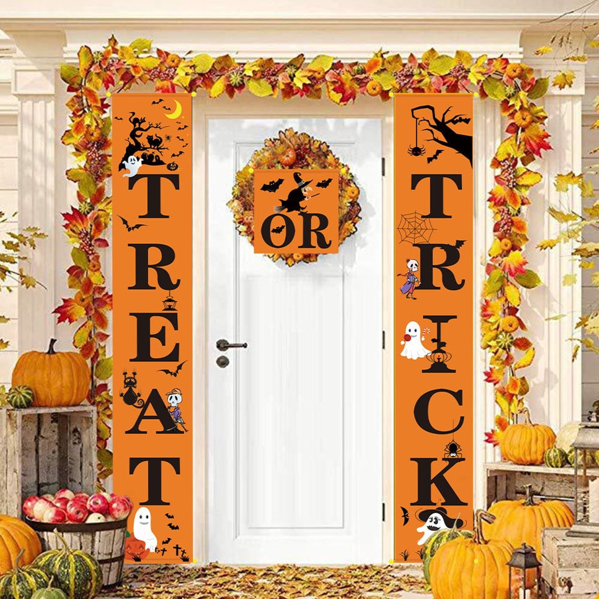 Halloween Door Banner Couplets For Trick-Or-Treat Entry Decor - Image 5