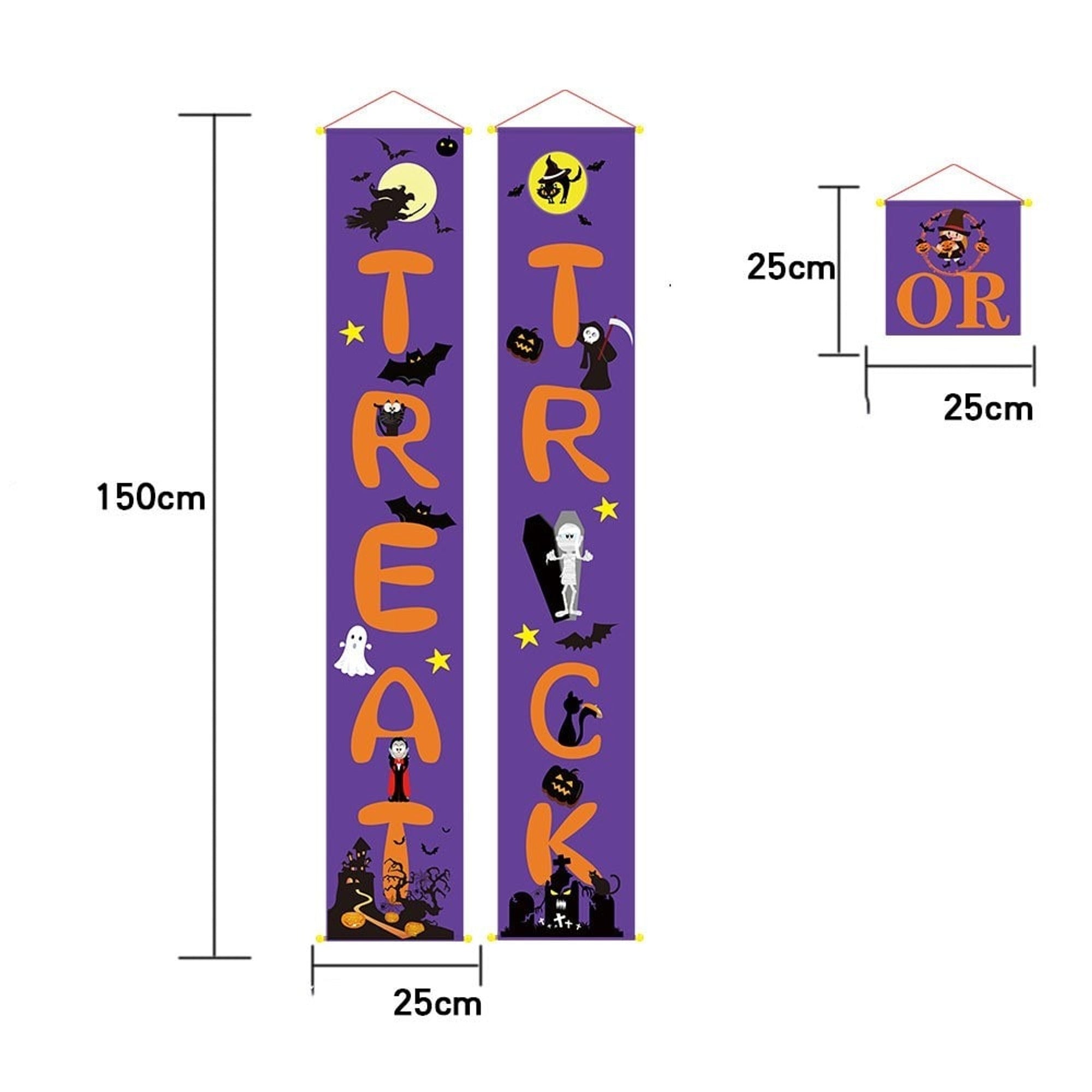 Halloween Door Banner Couplets For Trick-Or-Treat Entry Decor - Image 8