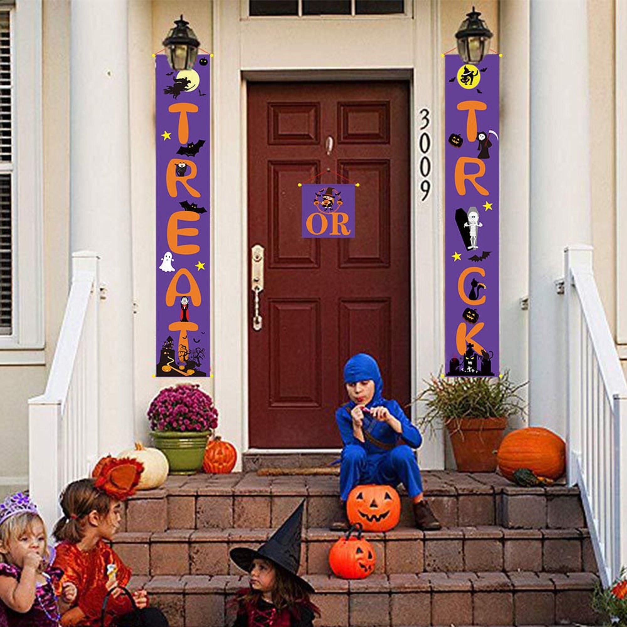 Halloween Door Banner Couplets For Trick-Or-Treat Entry Decor - Image 4