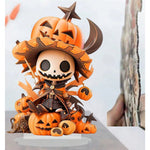 Halloween Figurine Pumpkin Skeleton 2D Flat Acrylic Ornament For Home Office Café Studio And Festive Desktop Table Decor - Image 4