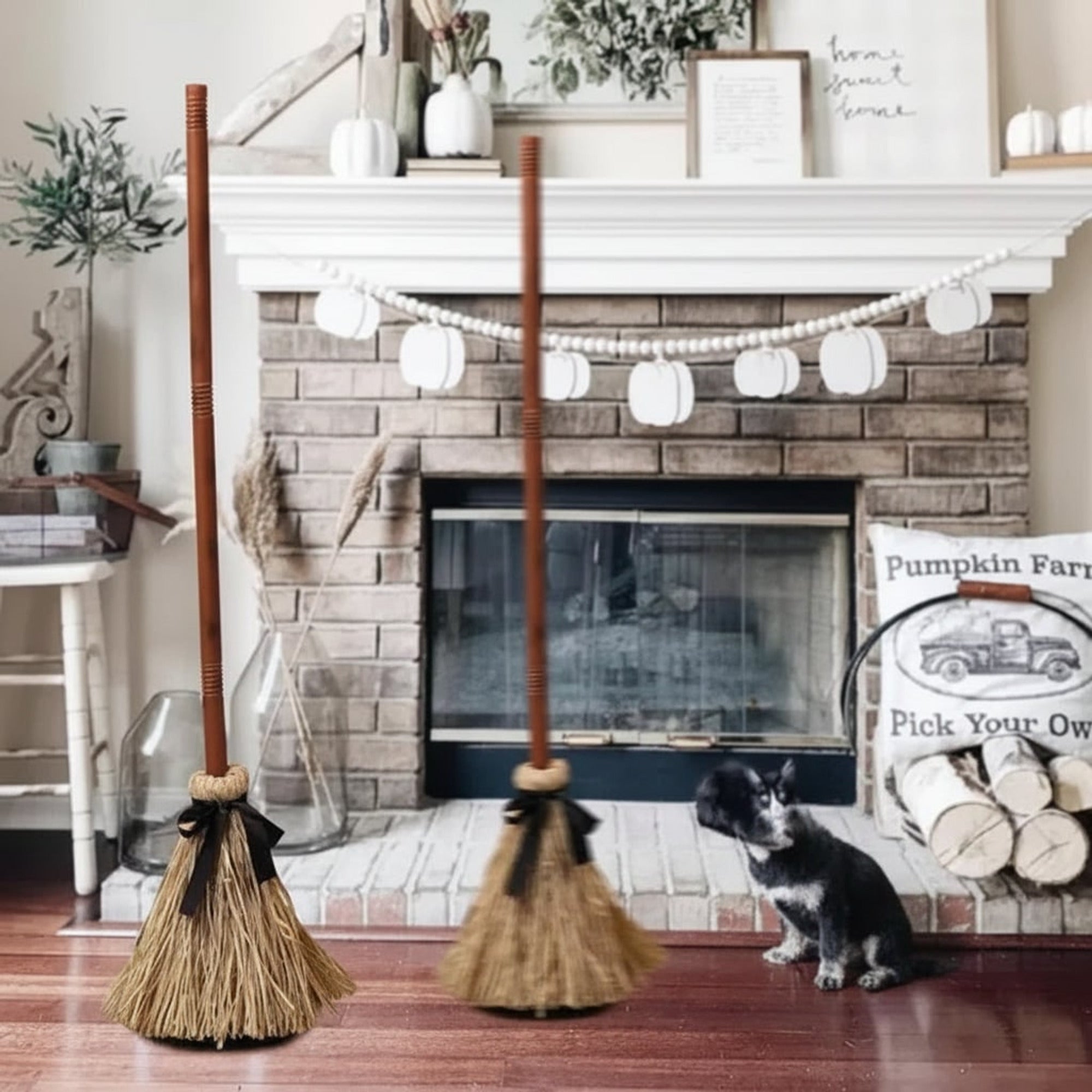 Halloween Floating Broom Animated Dancing Prop - Image 2