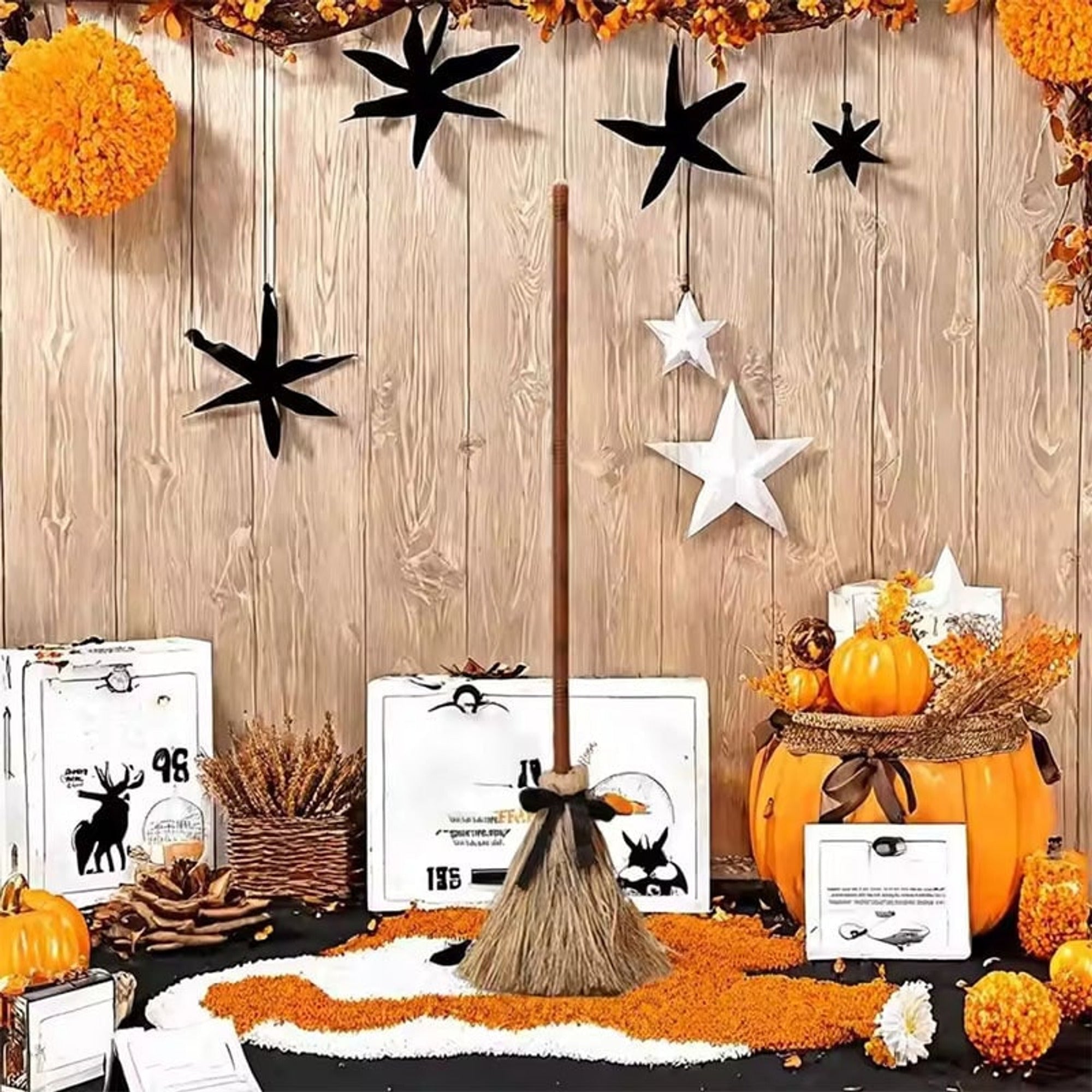 Halloween Floating Broom Animated Dancing Prop - Image 3