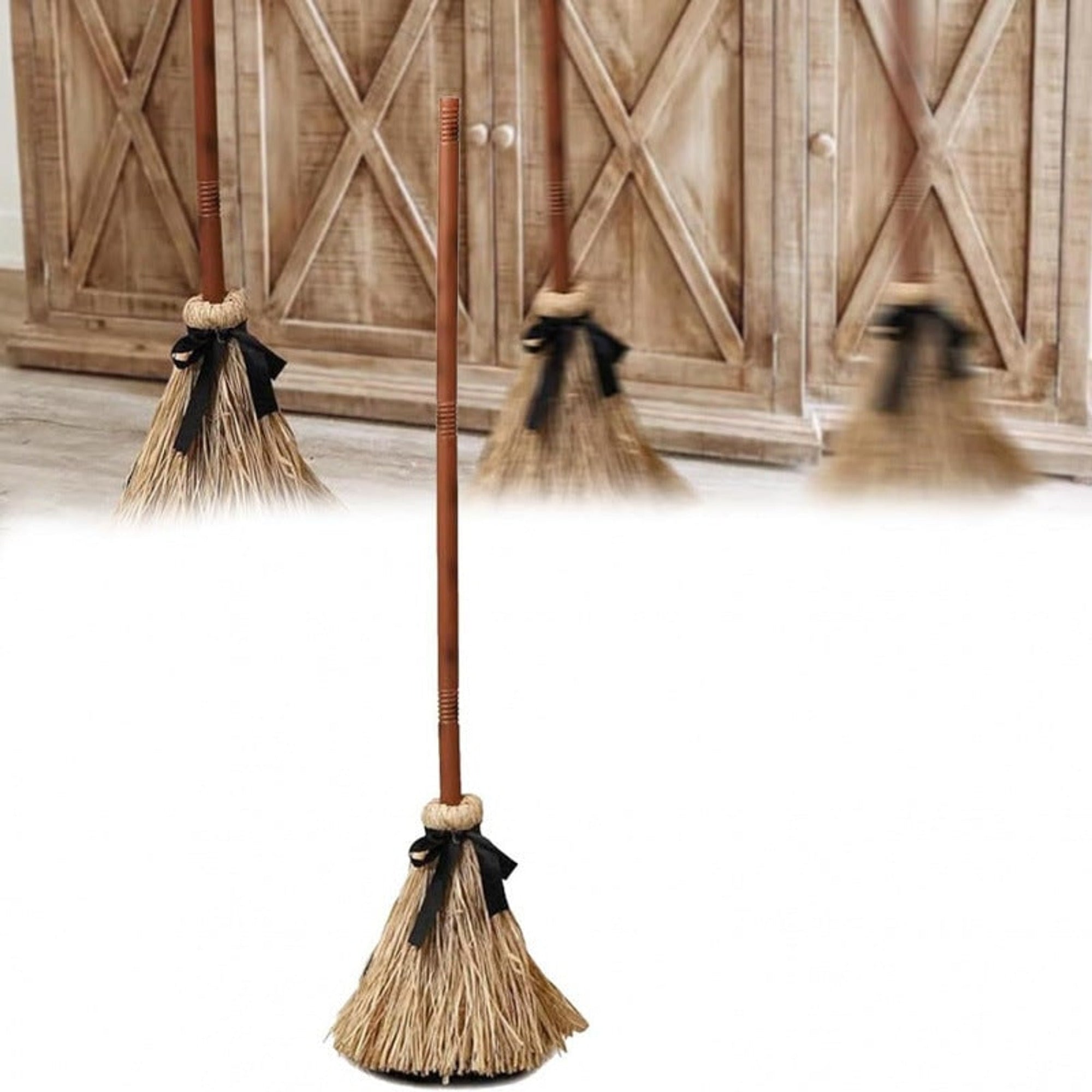 Halloween Floating Broom Animated Dancing Prop - Image 4