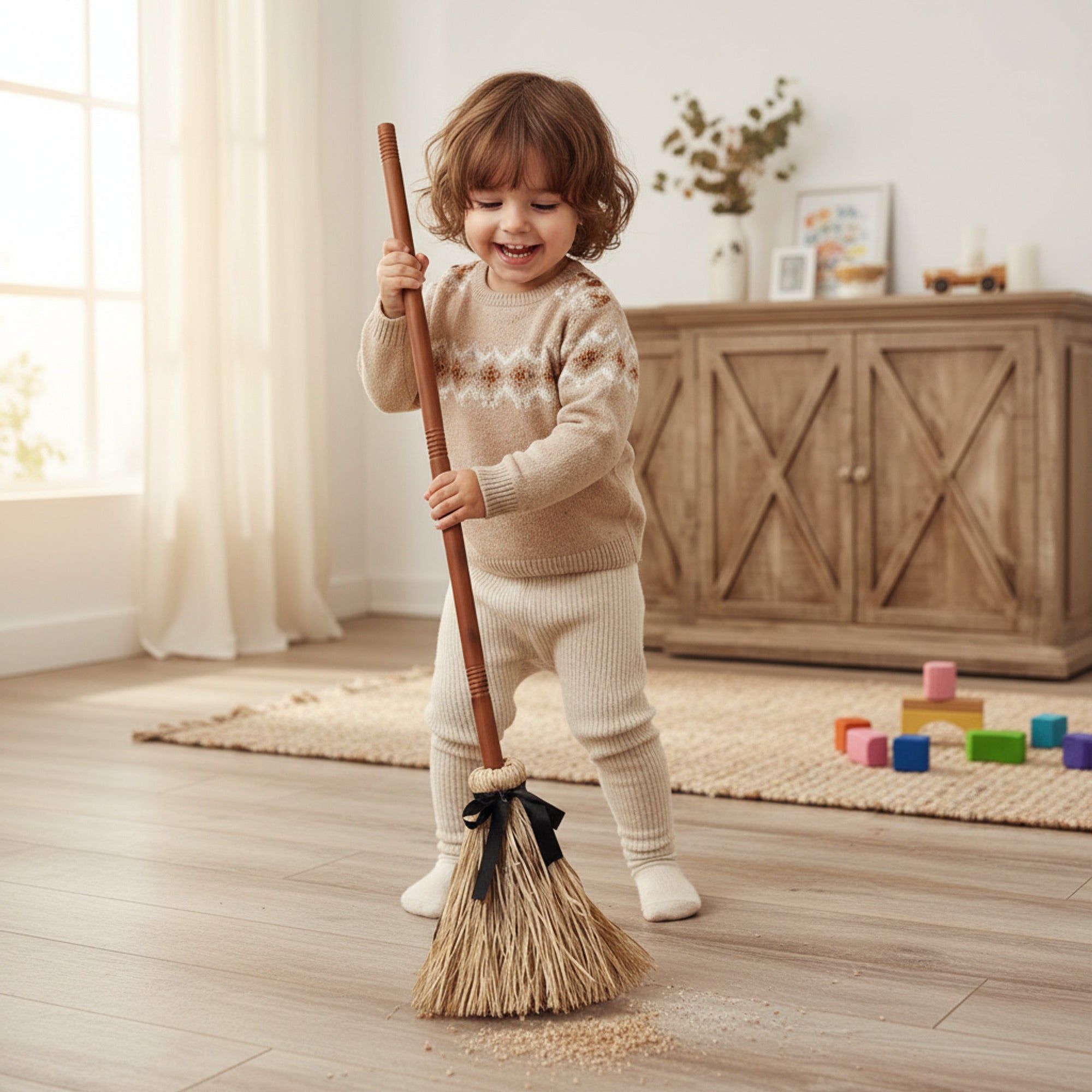 Halloween Floating Broom Animated Dancing Prop - Image 7