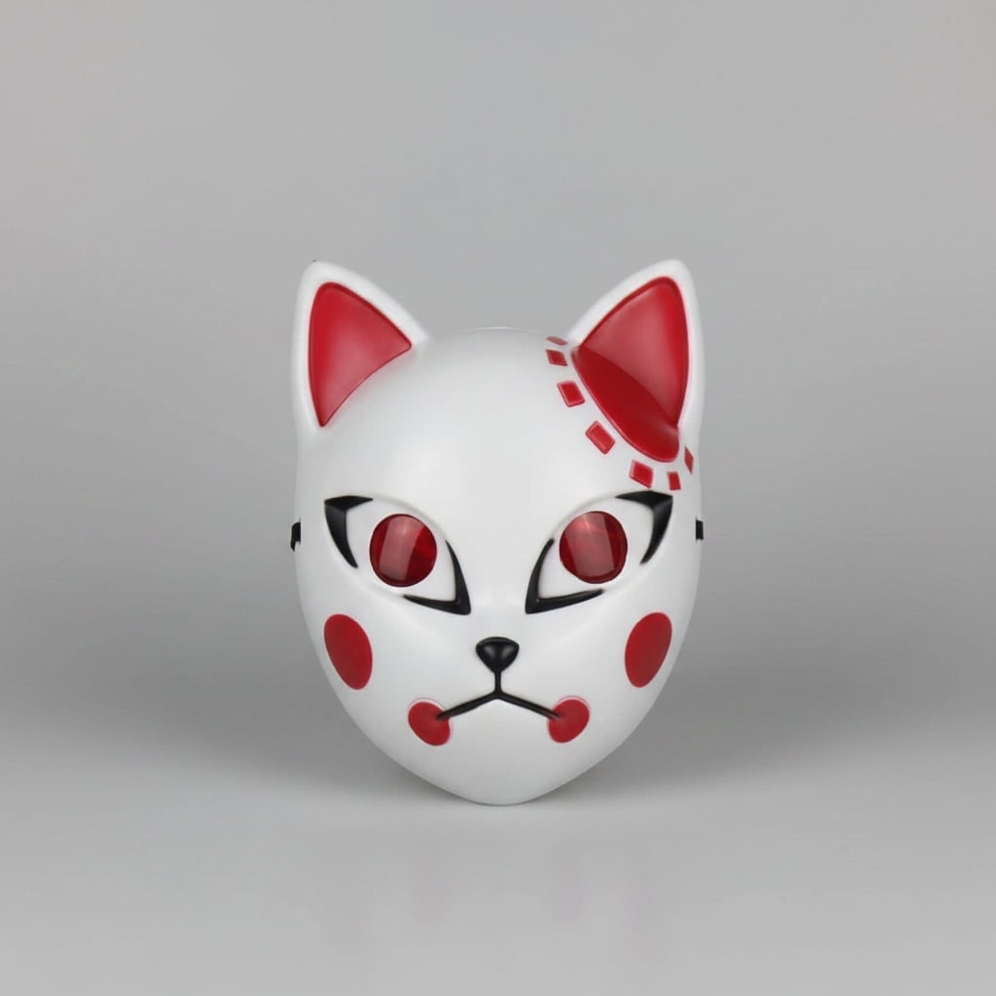 Halloween Fox Mask Kitsune With Japanese Demon Design Integrated EL Wire And Comfortable Elastic Head Strap - Image 7