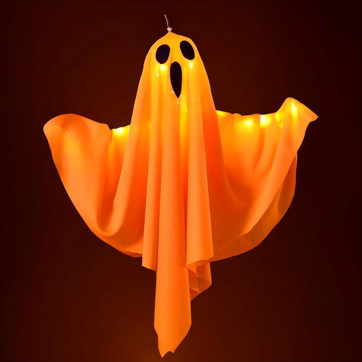 Halloween Ghost Light Decoration With Glowing Fabric Design And Hanging For Spooky Horror Theme Decor - Image 4