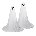 Halloween Ghost Lights Fabric Standing Draped Figures Warm White Decoration - Image 4